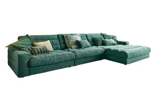 3C Stripes Chaise Sofa detail page