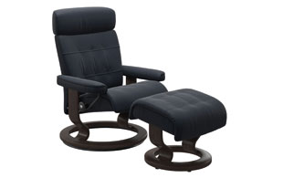 Stressless Erik with Classic Chair & Stool detail page