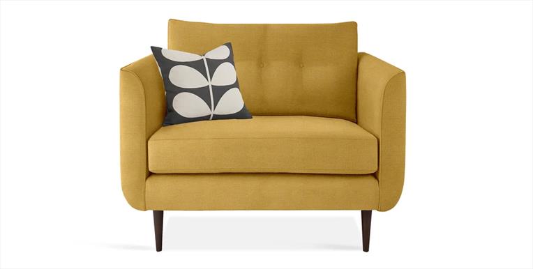 orla kiely linden snuggler chair