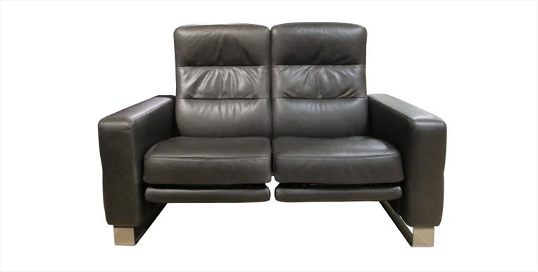 Stressless Wave 2 Seater High Back Power Reclining Sofa ...